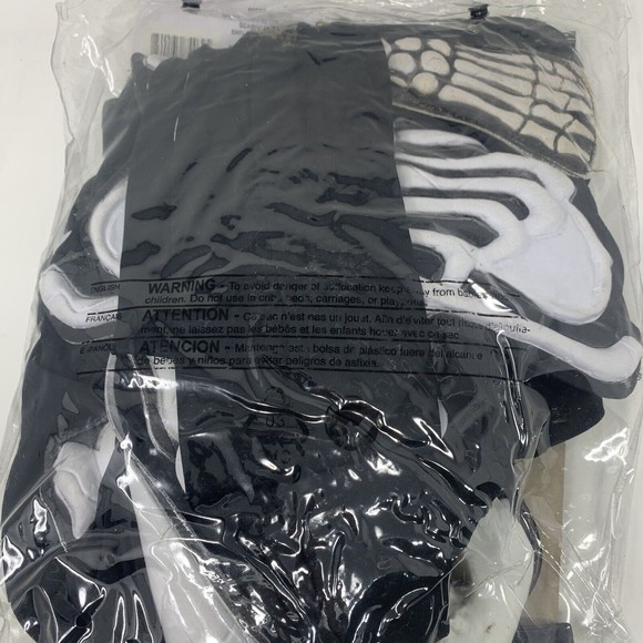 Kids Skeleton Halloween Costume Spooktacular Creations Creepy Medium - Picture 4 of 6